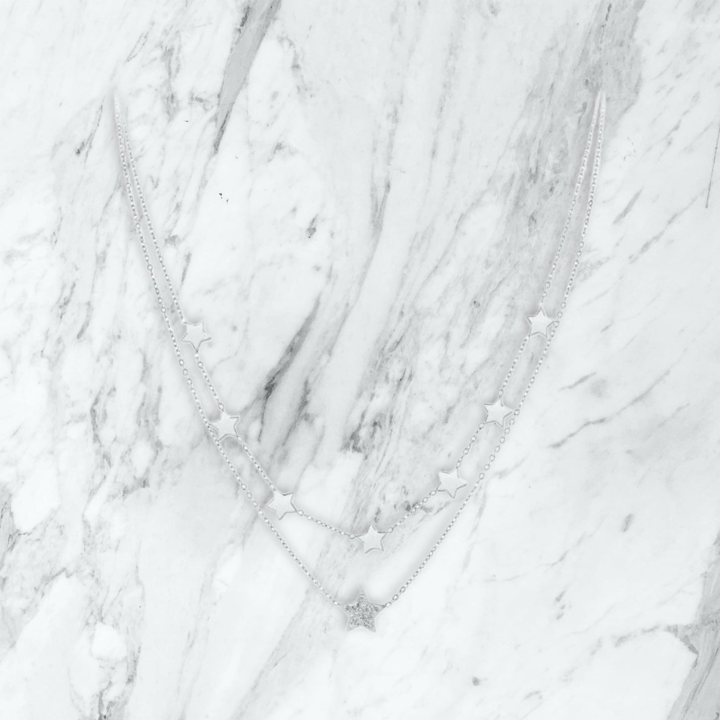 Collier Swarovski - argent