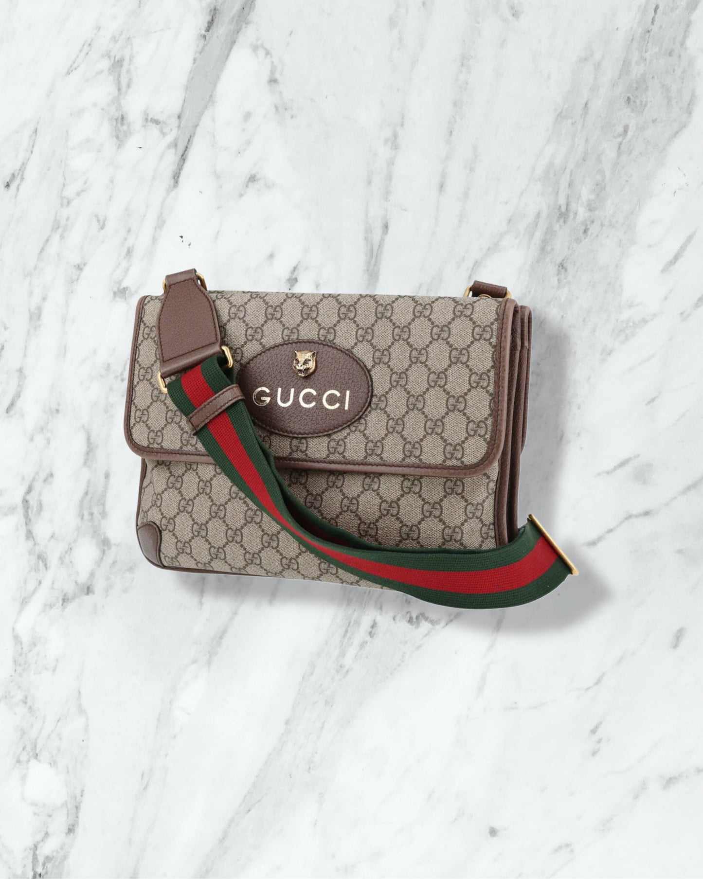 Sacoche Gucci - Beige Rouge