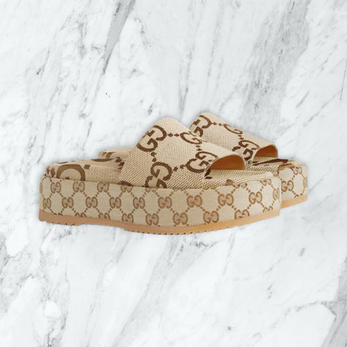 Claquette Gucci - beige