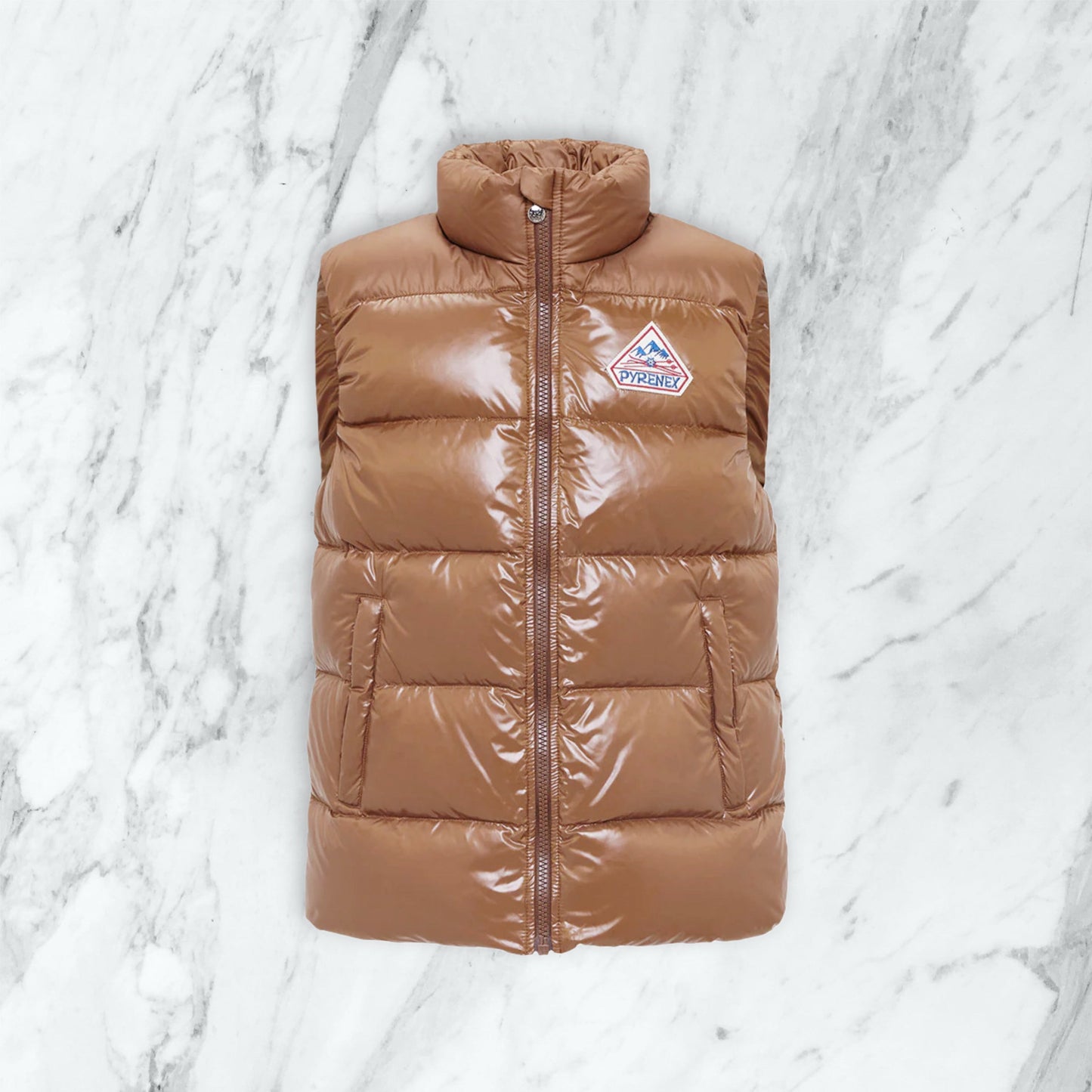 Doudoune sans manche Pyrenex - marron