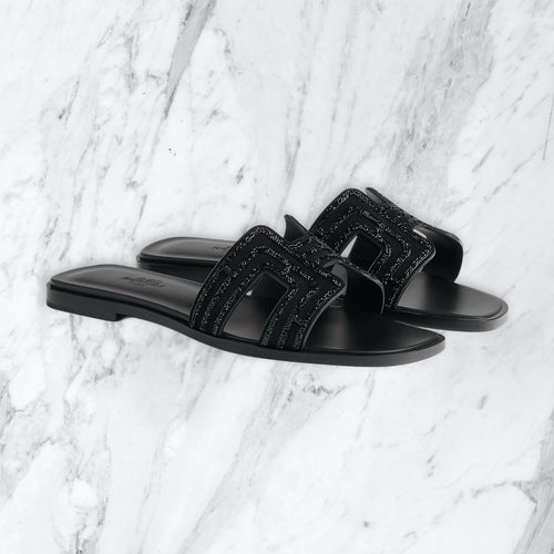 Claquette Hermes - pailletée