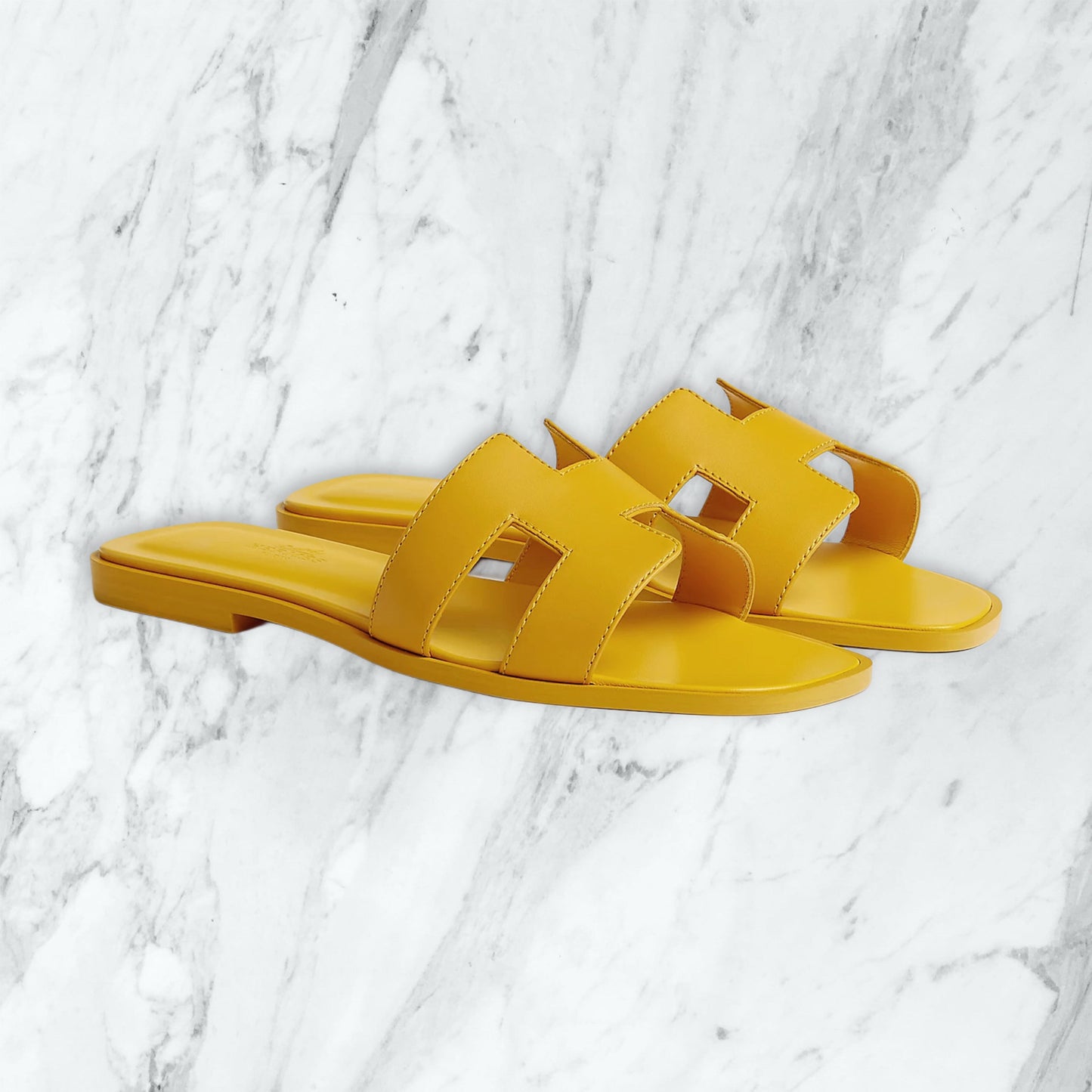 Claquette Hermes - jaune