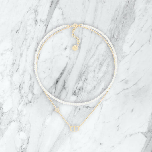 Collier Dior - or