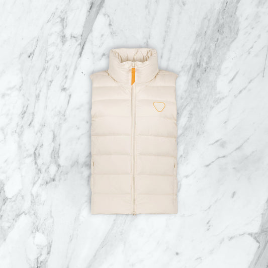 Doudoune sans manche Gertrude - beige