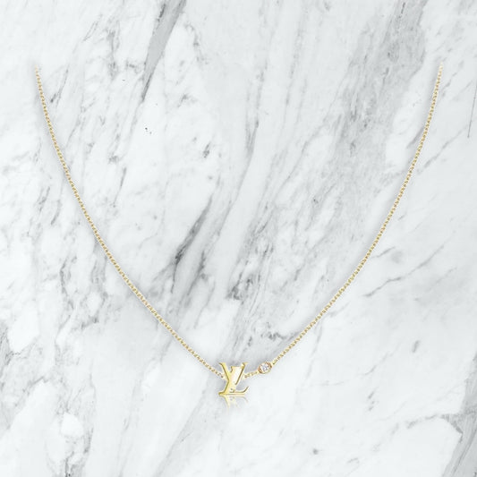 Collier Louis Vuitton - or