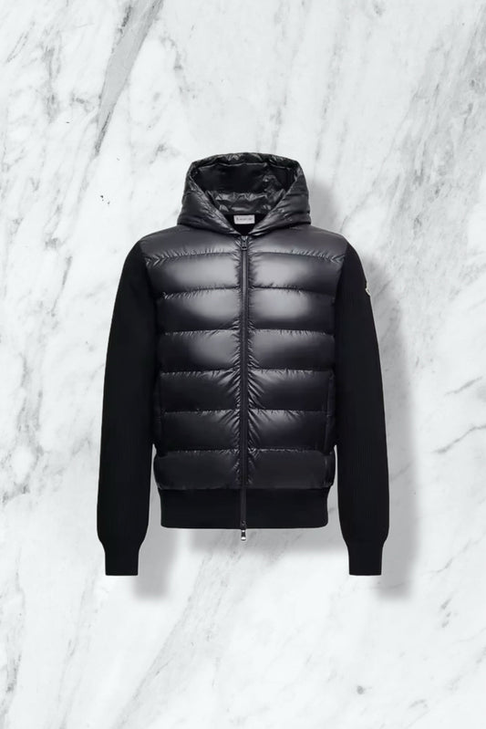 Cardigan Moncler - zippé matelassé en laine